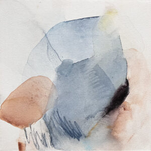 Blue Gray Abstract Art