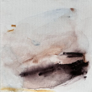With Every Step — Original Earth-Toned Abstract, 10 × 10 in