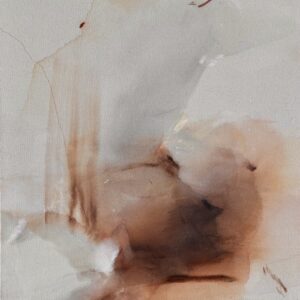 Transient Embrace — Framed Original Abstract Painting, 30 × 40 in