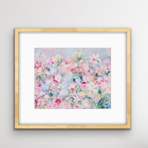 Colorful wildflowers Meadow print