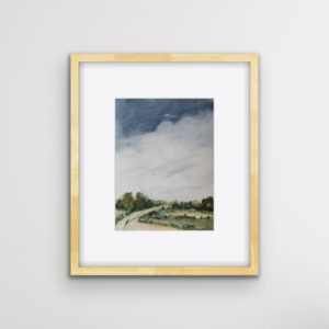 winding road staged print